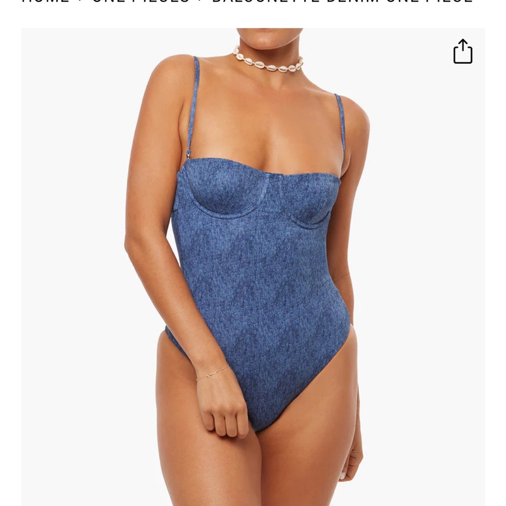 WeWoreWhat Balconette one-piece swimsuit